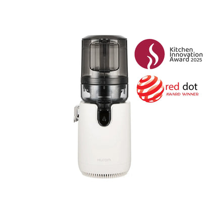 Hurom E50ST Slow Juicer, Mushroom White – Affordable, Hands-Free Juicing for Everyday Wellness